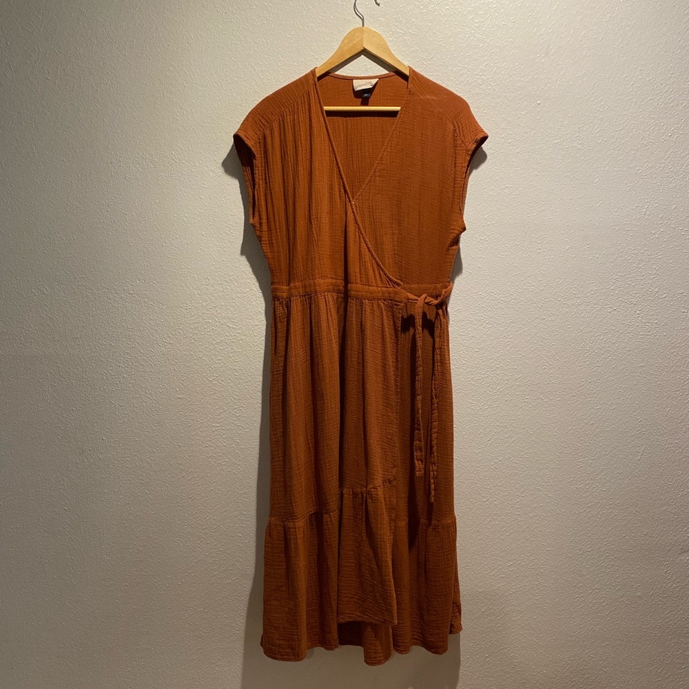 Universal Thread gauze wrap dress size L